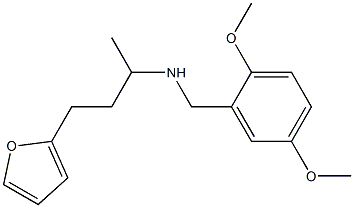 [(2,5-dimethoxyphenyl)methyl][4-(furan-2-yl)butan-2-yl]amine Struktur