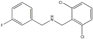 [(2,6-dichlorophenyl)methyl][(3-fluorophenyl)methyl]amine Struktur