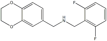 [(2,6-difluorophenyl)methyl](2,3-dihydro-1,4-benzodioxin-6-ylmethyl)amine Struktur