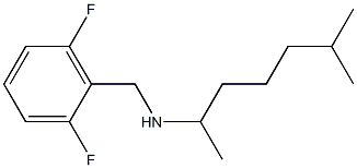 [(2,6-difluorophenyl)methyl](6-methylheptan-2-yl)amine Struktur