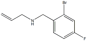 [(2-bromo-4-fluorophenyl)methyl](prop-2-en-1-yl)amine Struktur