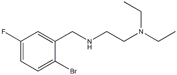 [(2-bromo-5-fluorophenyl)methyl][2-(diethylamino)ethyl]amine Struktur