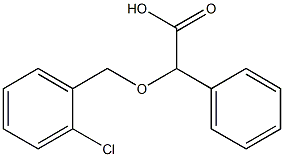 [(2-chlorobenzyl)oxy](phenyl)acetic acid Struktur