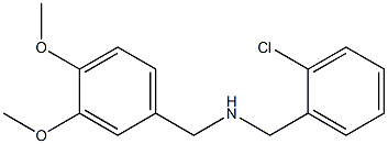 [(2-chlorophenyl)methyl][(3,4-dimethoxyphenyl)methyl]amine Struktur