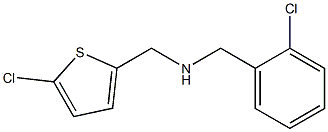 [(2-chlorophenyl)methyl][(5-chlorothiophen-2-yl)methyl]amine Struktur