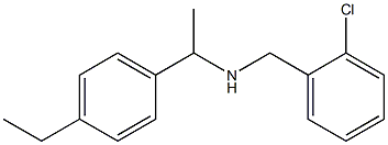 [(2-chlorophenyl)methyl][1-(4-ethylphenyl)ethyl]amine Struktur