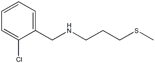 [(2-chlorophenyl)methyl][3-(methylsulfanyl)propyl]amine Struktur