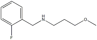 [(2-fluorophenyl)methyl](3-methoxypropyl)amine Struktur