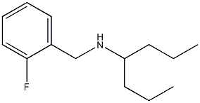 [(2-fluorophenyl)methyl](heptan-4-yl)amine Struktur