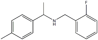 [(2-fluorophenyl)methyl][1-(4-methylphenyl)ethyl]amine Struktur