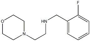 [(2-fluorophenyl)methyl][2-(morpholin-4-yl)ethyl]amine Struktur