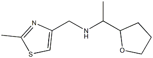 [(2-methyl-1,3-thiazol-4-yl)methyl][1-(oxolan-2-yl)ethyl]amine Struktur