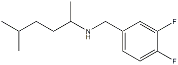 [(3,4-difluorophenyl)methyl](5-methylhexan-2-yl)amine Struktur