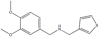 [(3,4-dimethoxyphenyl)methyl](thiophen-3-ylmethyl)amine Struktur