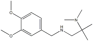 [(3,4-dimethoxyphenyl)methyl][2-(dimethylamino)-2-methylpropyl]amine Struktur