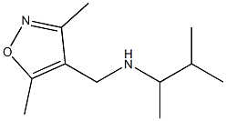 [(3,5-dimethyl-1,2-oxazol-4-yl)methyl](3-methylbutan-2-yl)amine Struktur