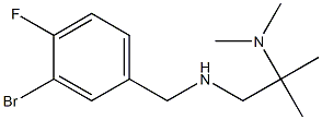 [(3-bromo-4-fluorophenyl)methyl][2-(dimethylamino)-2-methylpropyl]amine Struktur