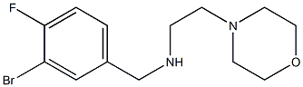 [(3-bromo-4-fluorophenyl)methyl][2-(morpholin-4-yl)ethyl]amine Struktur