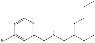 [(3-bromophenyl)methyl](2-ethylhexyl)amine Struktur