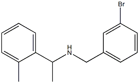 [(3-bromophenyl)methyl][1-(2-methylphenyl)ethyl]amine Struktur