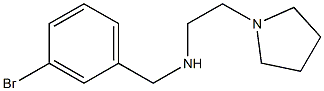 [(3-bromophenyl)methyl][2-(pyrrolidin-1-yl)ethyl]amine Struktur