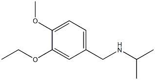 [(3-ethoxy-4-methoxyphenyl)methyl](propan-2-yl)amine Struktur