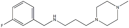 [(3-fluorophenyl)methyl][3-(4-methylpiperazin-1-yl)propyl]amine Struktur