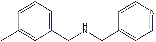 [(3-methylphenyl)methyl](pyridin-4-ylmethyl)amine Struktur