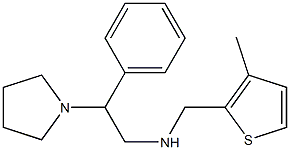 [(3-methylthiophen-2-yl)methyl][2-phenyl-2-(pyrrolidin-1-yl)ethyl]amine Struktur