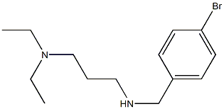 [(4-bromophenyl)methyl][3-(diethylamino)propyl]amine Struktur