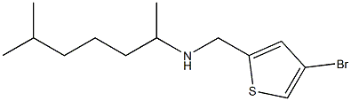 [(4-bromothiophen-2-yl)methyl](6-methylheptan-2-yl)amine Struktur