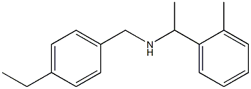 [(4-ethylphenyl)methyl][1-(2-methylphenyl)ethyl]amine Struktur