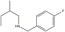 [(4-fluorophenyl)methyl](2-methylbutyl)amine Struktur