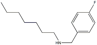 [(4-fluorophenyl)methyl](heptyl)amine Struktur