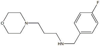 [(4-fluorophenyl)methyl][3-(morpholin-4-yl)propyl]amine Struktur