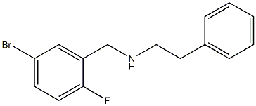 [(5-bromo-2-fluorophenyl)methyl](2-phenylethyl)amine Struktur