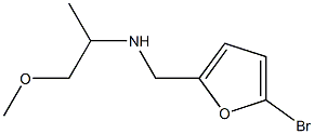 [(5-bromofuran-2-yl)methyl](1-methoxypropan-2-yl)amine Struktur