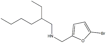 [(5-bromofuran-2-yl)methyl](2-ethylhexyl)amine Struktur