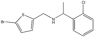 [(5-bromothiophen-2-yl)methyl][1-(2-chlorophenyl)ethyl]amine Struktur