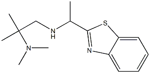 [1-(1,3-benzothiazol-2-yl)ethyl][2-(dimethylamino)-2-methylpropyl]amine Struktur