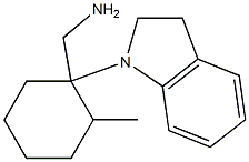 [1-(2,3-dihydro-1H-indol-1-yl)-2-methylcyclohexyl]methanamine Struktur