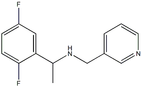 [1-(2,5-difluorophenyl)ethyl](pyridin-3-ylmethyl)amine Struktur