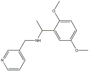 [1-(2,5-dimethoxyphenyl)ethyl](pyridin-3-ylmethyl)amine Struktur