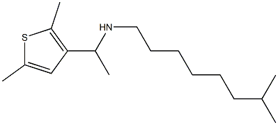 [1-(2,5-dimethylthiophen-3-yl)ethyl](7-methyloctyl)amine Struktur