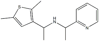 [1-(2,5-dimethylthiophen-3-yl)ethyl][1-(pyridin-2-yl)ethyl]amine Struktur