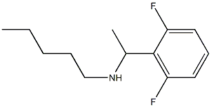 [1-(2,6-difluorophenyl)ethyl](pentyl)amine Struktur