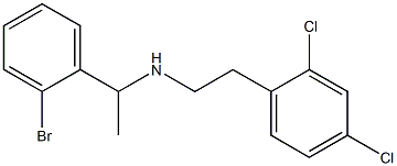 [1-(2-bromophenyl)ethyl][2-(2,4-dichlorophenyl)ethyl]amine Struktur