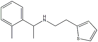 [1-(2-methylphenyl)ethyl][2-(thiophen-2-yl)ethyl]amine Struktur