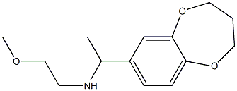 [1-(3,4-dihydro-2H-1,5-benzodioxepin-7-yl)ethyl](2-methoxyethyl)amine Struktur