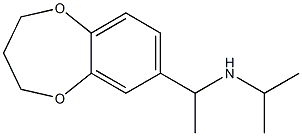 [1-(3,4-dihydro-2H-1,5-benzodioxepin-7-yl)ethyl](propan-2-yl)amine Struktur